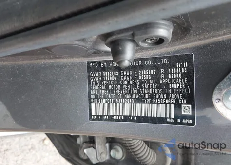 2018 Honda Civic Ex-L из США, поврежденный, VIN JHMFC1F79JX026437